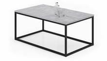 Diivanilaud ADRK Furniture Narisa, 100 x 60 x 43 cm, hall/must