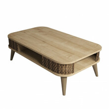 Diivanilaud Kalune Design Eylul, pruun/helepruun, 60 x 105 x 34.6 cm