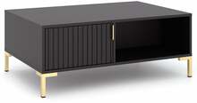 Kohvilaud Wipmeb Flinn FL05, 100 x 66 x 39.6 cm, kuldne/must