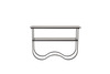 Abilaud Venture Design Banginis, 76 x 117 x 33,5 cm, must