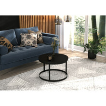 Kohvilaud ADRK Furniture Rinen, 55 x 55 x 36 cm, must