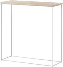 Konsoollaud ADRK Milan, 30 x 80 x 80 cm, valge/pruun