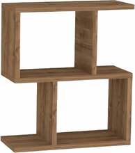 Küljelaud Kalune Design Zet, 51,4 x 45 cm, pruun/pähkel