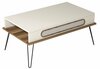 Diivanilaud Kalune Design Ekol, 105 x 56 x 45.8 cm, kreemjas