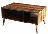 Kohvilaud Kalune Design Exxen 2070, 90 x 41.6 x 54 cm, antratsiit/pähkel