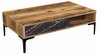 Kohvilaud Kalune Design Istanbul, 105 x 60 x 32.6 cm, must/pähkel