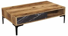 Kohvilaud Kalune Design Istanbul, 105 x 60 x 32.6 cm, must/pähkel