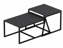 Kohvilaud Kalune Design Minimal, 75 x 57 x 45 cm, must