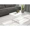 Diivanilaud ADRK Furniture Diana, 50 x 50 x 45 cm, valge
