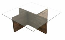 Diivanilaud Kalune Design Glory, 90 x 90 x 35 cm, pähkel/pruun