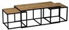 Kohvilaudade komplekt Kalune Design Gigante, 120 x 60 x 50 cm, pruun/must