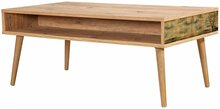 Diivanilaud Kalune Design Viva 729, 60 x 110 x 45 cm, pruun/roheline