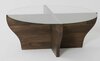 Kohvilaud Kalune Design Amphora, 92 x 92 x 36 cm, pähkel