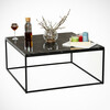 Diivanilaud Kalune Design Poly, 75 x 75 x 43 cm, must