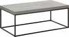 Kohvilaud Shumee Delano, 60 x 100 x 40 cm, must/hall, betooniefektiga