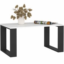 Kohvilaud Akord Nox, 53 x 92 x 45 cm, valge/must