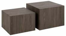Kohvilaudade komplekt Dice, 50-58 x 58 x 40 cm, 2 tk, pruun
