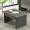Kohvilaud Kalune Design VS2, 80 x 60 x 46.3 cm, antratsiit/hall/pruun