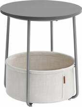 Kohvilaud Leobert LET223G49, 45 x 45 x 50 cm, hall/valge