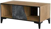 Diivanilaud Cama OVO, 90 x 50 x 39 cm, tamm/betoon