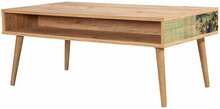 Kohvilaud Kalune Design Viva 727, 60 x 110 x 45 cm, pruun/roheline/lilla