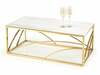 Diivanilaud Gold UNIVERSE 2, valge marmor/kuldne
