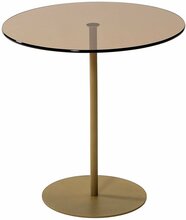 Kohvilaud Kalune Design Chill-Out, 50 x 50 x 50 cm, kuldne/pronks