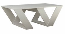 Diivanilaud Kalune Design Pipra, 110 x 60 x 40 cm, valge