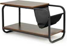 Kohvilaud ModernHome, pruun/must, 86.5 x 40 x 46 cm