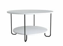 Diivanilaud Kalune Design Corro, 80 x 80 x 45 cm, valge