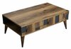 Diivanilaud Kalune Design Madrid, 105 x 60 x 37,6 cm, antratsiit/pruun