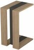 Kohvilaud Kalune Design Muju, 40 x 30 x 57 cm, antratsiit/tamm