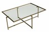 Kohvilaud Kalune Design Sun S410, 94 x 64 x 35 cm, kuldne