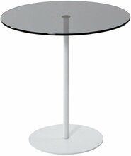 Kohvilaud Kalune Design Chill-Out, 50 x 50 x 50 cm, valge/tumehall