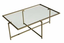 Kohvilaud Kalune Design Sun S410, 94 x 64 x 35 cm, kuldne