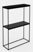 Konsoollaud ADRK Velo, 20 x 60 x 80 cm, must