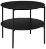 Kohvilaud Atmosphera Kemi, 63.2 x 63.2 x 52 cm, must