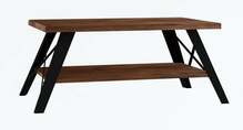 Kohvilaud Kalune Design Konik, 98 x 50 x 43 cm, pähkel/must