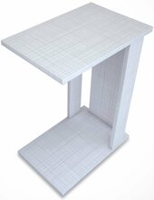 Abilaud Kalune Design Pasific C Sehpa, 30 x 43 x 61 cm, valge/hall