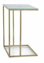Kohvilaud Signal Symphony G, 40 x 30 x 61 cm, kuldne/valge