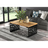 Diivanilaud ADRK Furniture Rina, 100 x 60 cm, pruun/must