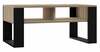 Kohvilaud Top E Shop Modern 2P, 90 x 58 x 50 cm, must/sonoma tamm