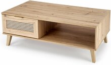 Kohvilaud Halmar Borneo LAW-1, 120 x 60 x 41 cm, tamm/must