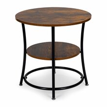 Kohvilaud ModernHome, 55 x 55 x 55 cm, pruun/must