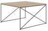 Kohvilaud ADRK Furniture Nelia, 75 x 75 x 43cm, tamm, pruun/must
