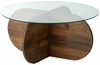 Kohvilaud Kalune Design Bubble 2, 75 x 75 x 35 cm, pähkel