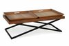 Kohvilaud Kalune Design Towly, 120 x 60 x 42 cm, pähkel