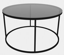 Kohvilaud Kalune Design Startis, 60 x 60 x 45 cm, must/hall