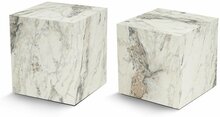 Kohvilaudade komplekt Nordure, 40 x 40 x 40 - 45 cm, 2 tk, MDF
