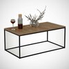 Diivanilaud Kalune Design Cosco, 95 x 55 x 43 cm, pruun/must